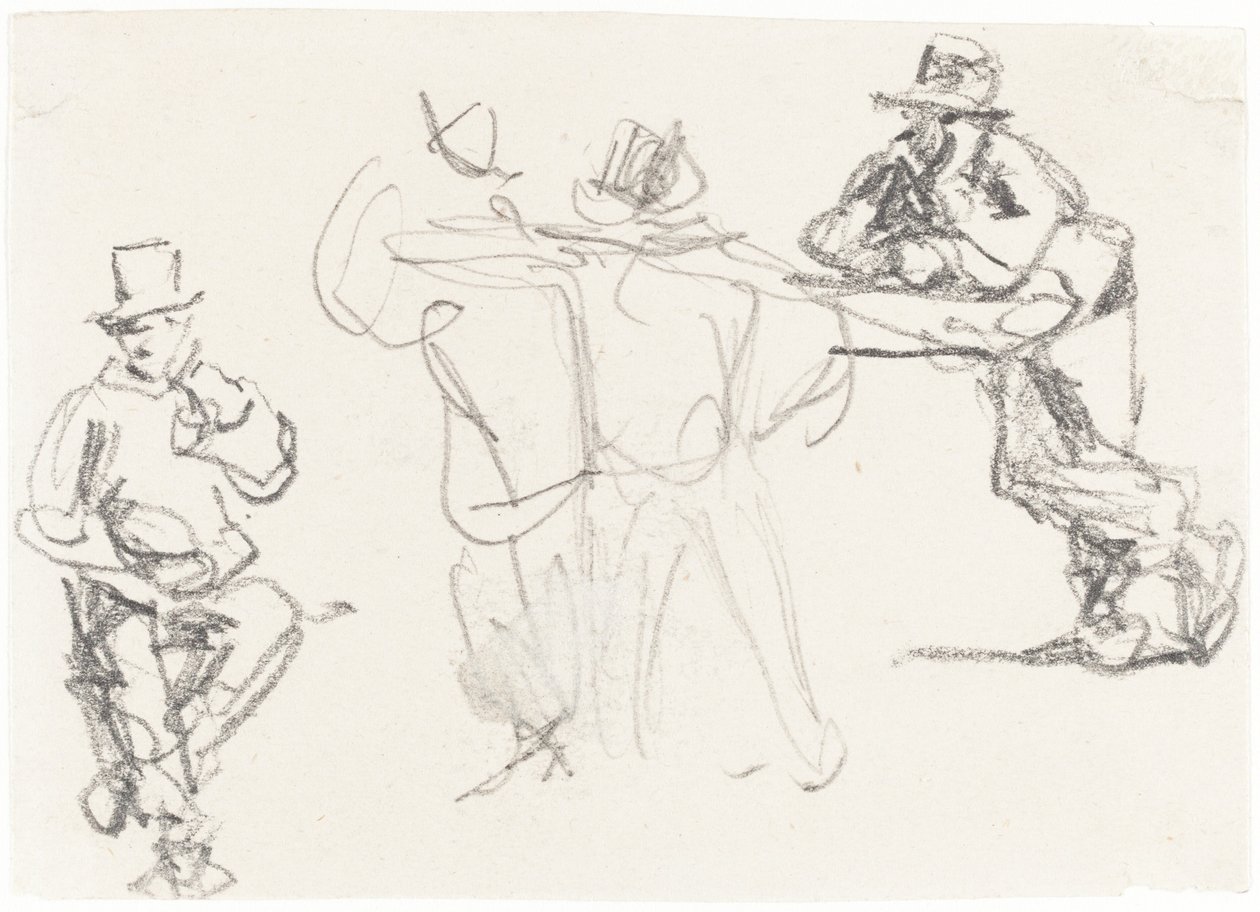 Studier av en mannsfigur av William Henry Hunt