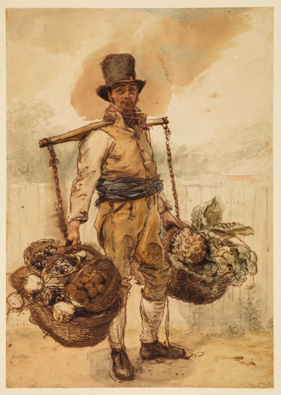 Gartneren, ca. 1825 av William Henry Hunt