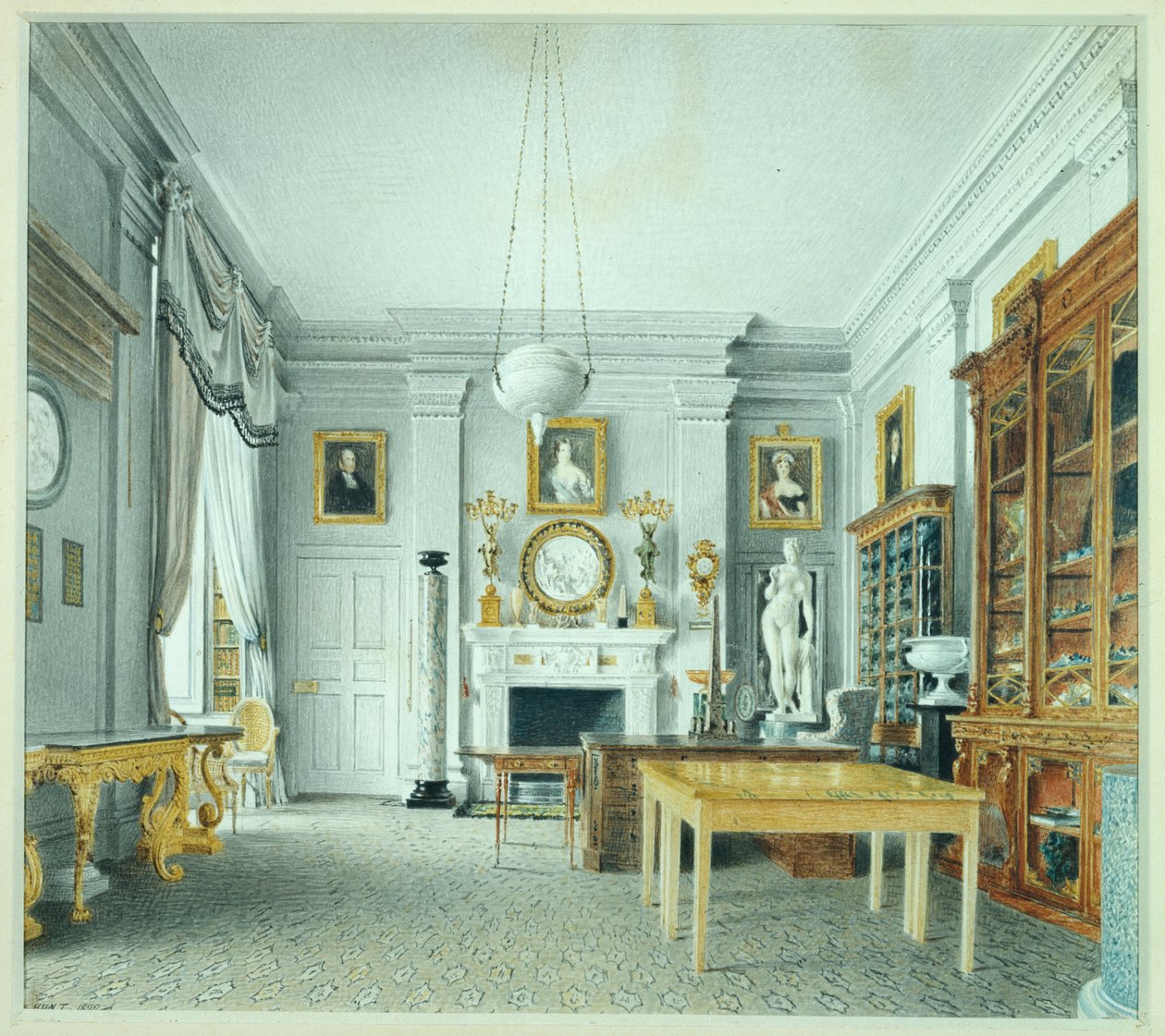 The Morning Room, Chatsworth av William Henry Hunt