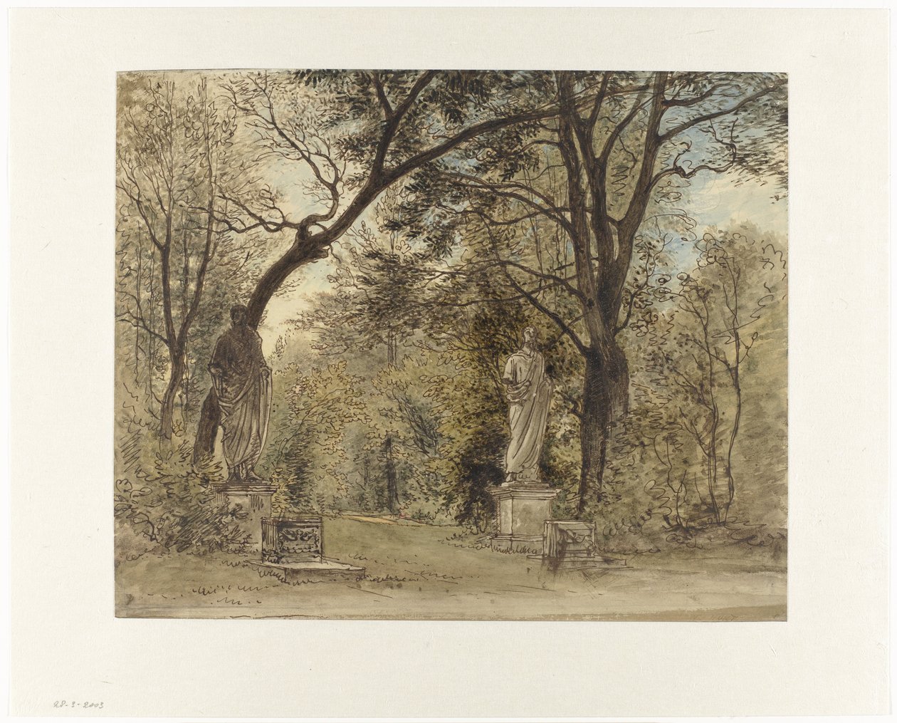 Hagestatuer i Chiswick Park av William Henry Hunt