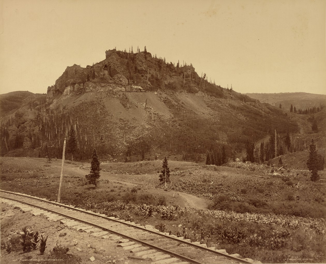 Cumbres Mountain, Pinos-Chama-vannskillet av William Henry Jackson
