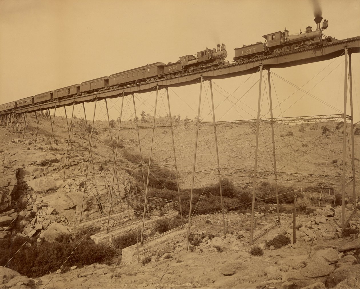 Dale Creek Bridge av William Henry Jackson