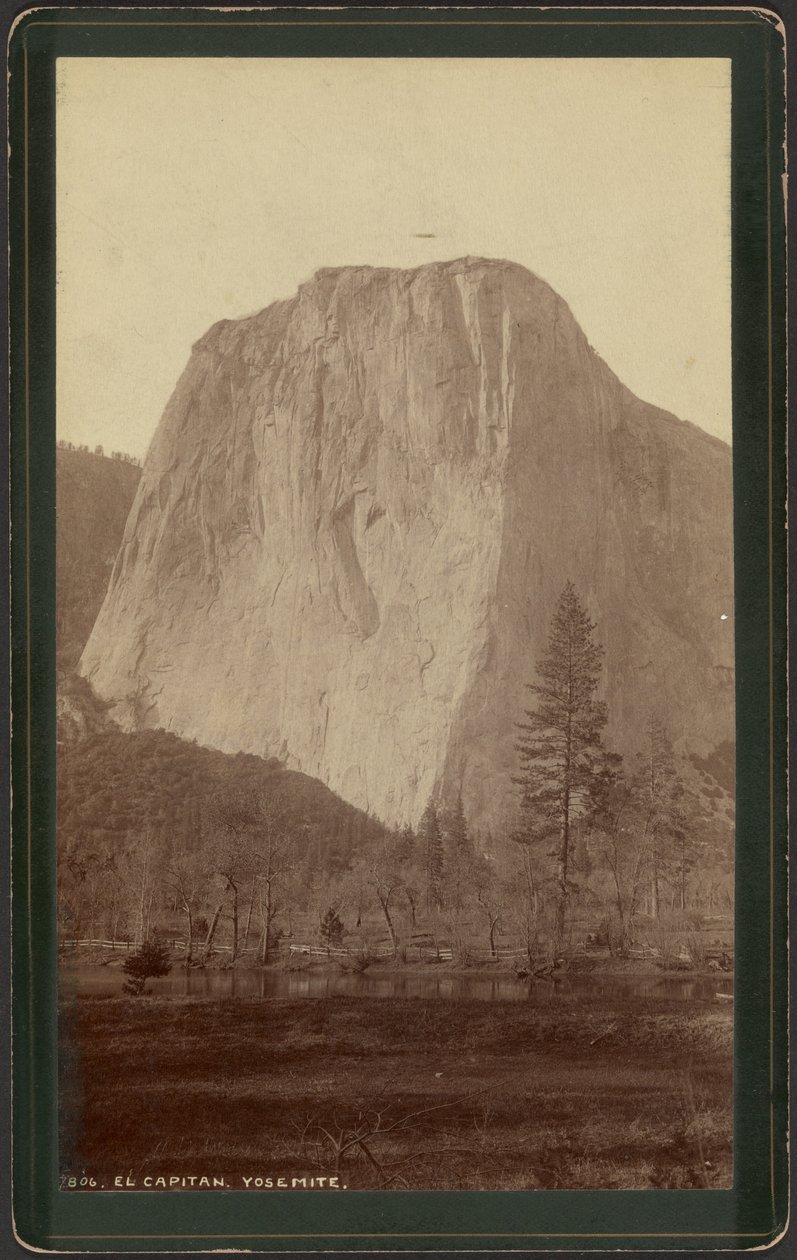 El Capitan, Yosemite av William Henry Jackson