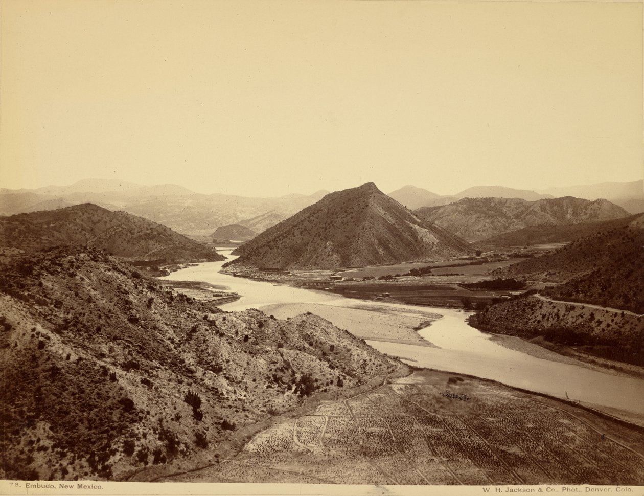 Embudo, New Mexico av William Henry Jackson