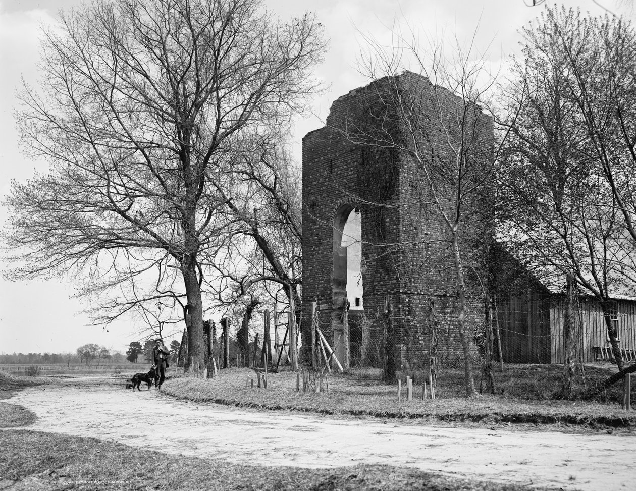 Old Church, Jamestown, Virginia, ca. 1902 (bilde) av William Henry Jackson