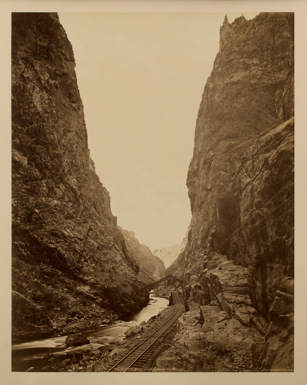 Royal Gorge, Grand Canyon i Arkansas av William Henry Jackson