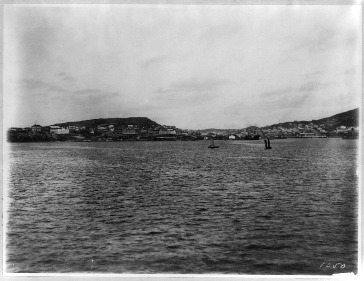 Vladivostok - panoramautsikt fra havnen av William Henry Jackson