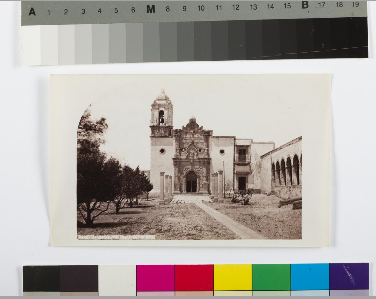 Zacatecas, Chapel of the Bufa, 1883-84 (albumtrykk) av William Henry Jackson