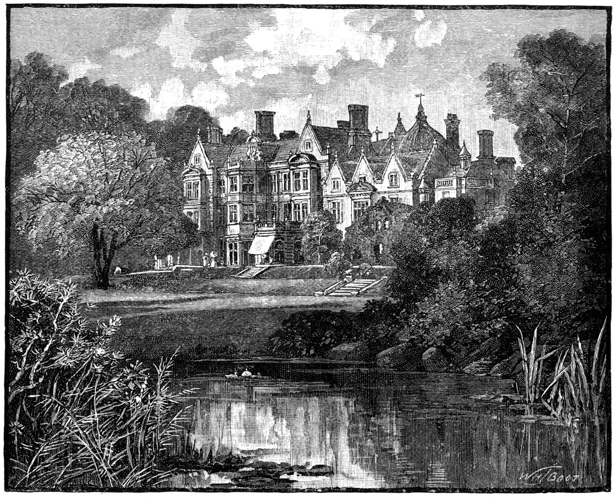Sandringham House, Norfolk, 1900. av William Henry James Boot