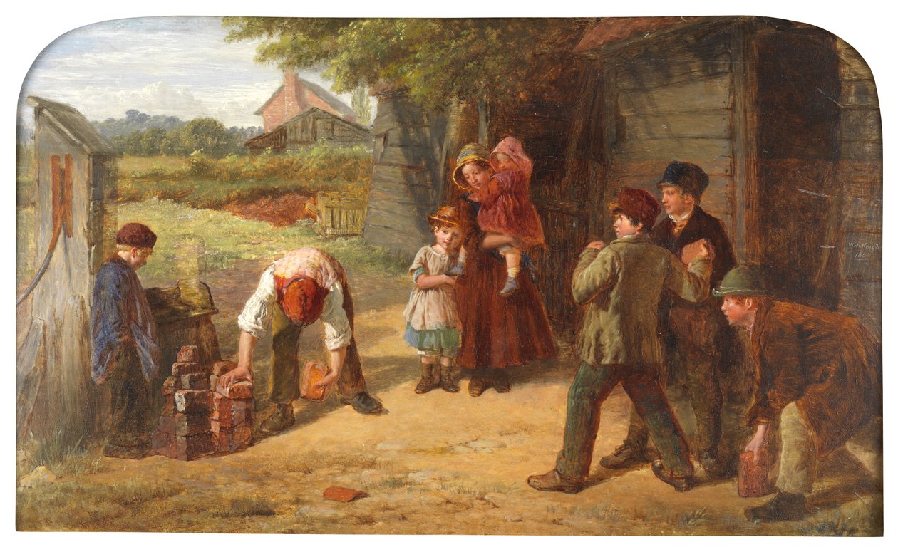 Landsbyspillet, 1860 av William Henry Knight