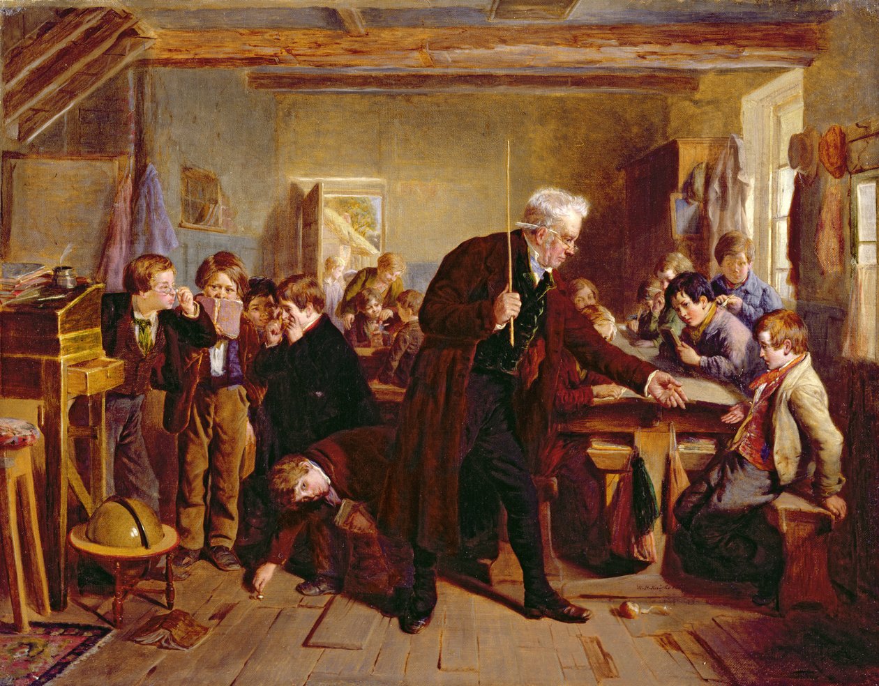 Landsbyskolen, 1857 av William Henry Knight