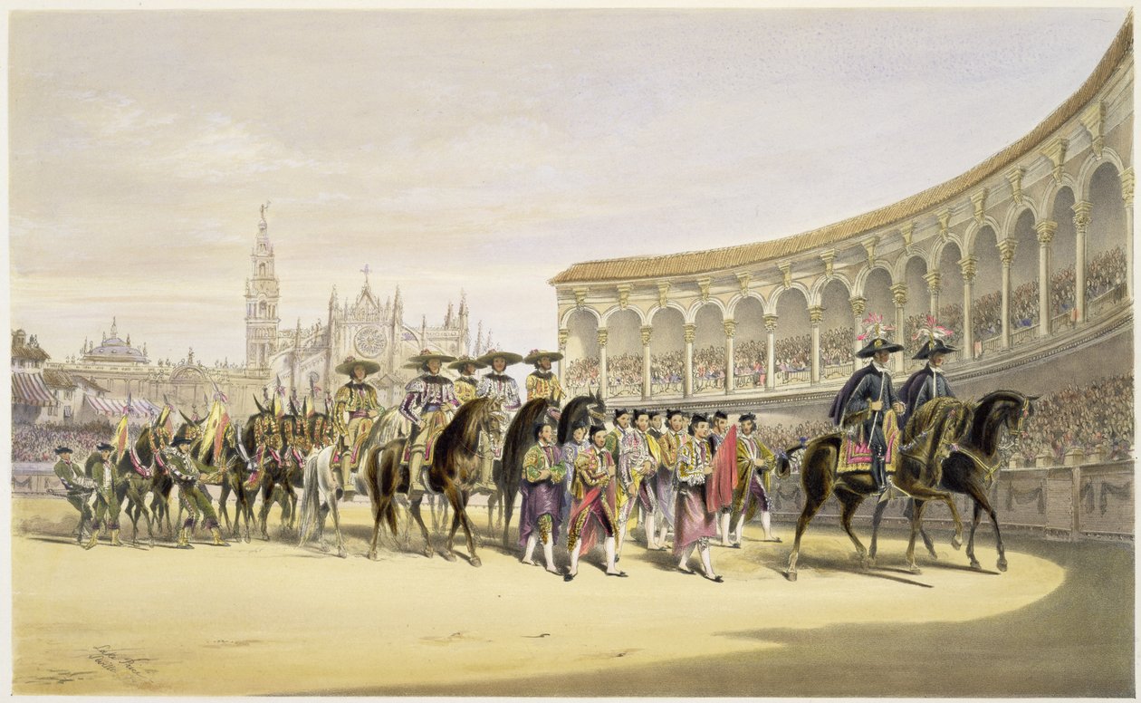 Inntreden av Toreros i prosesjon, 1865 av William Henry Lake Price