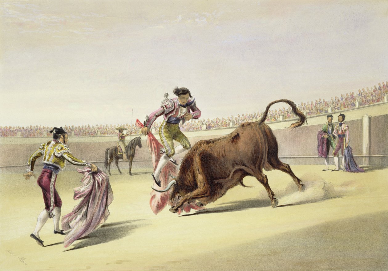 Spranget eller Salta Tras Cuernos, 1865 av William Henry Lake Price