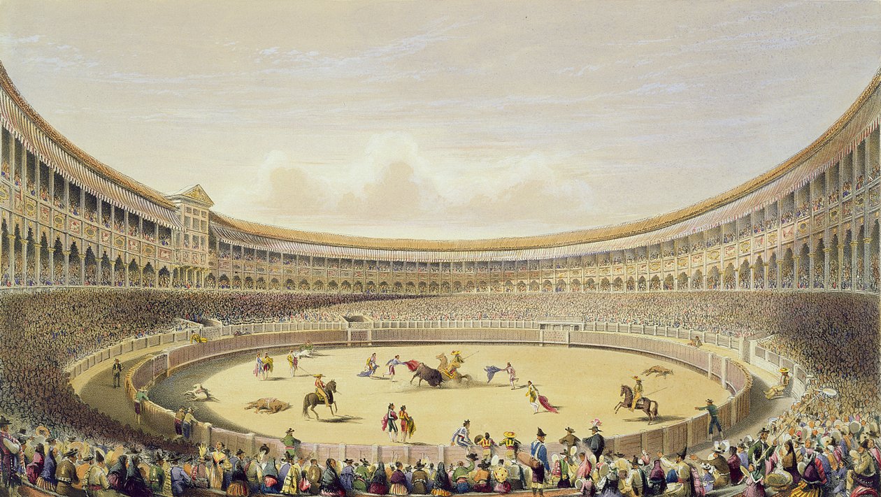 Plaza de Toros i Madrid, 1865 av William Henry Lake Price