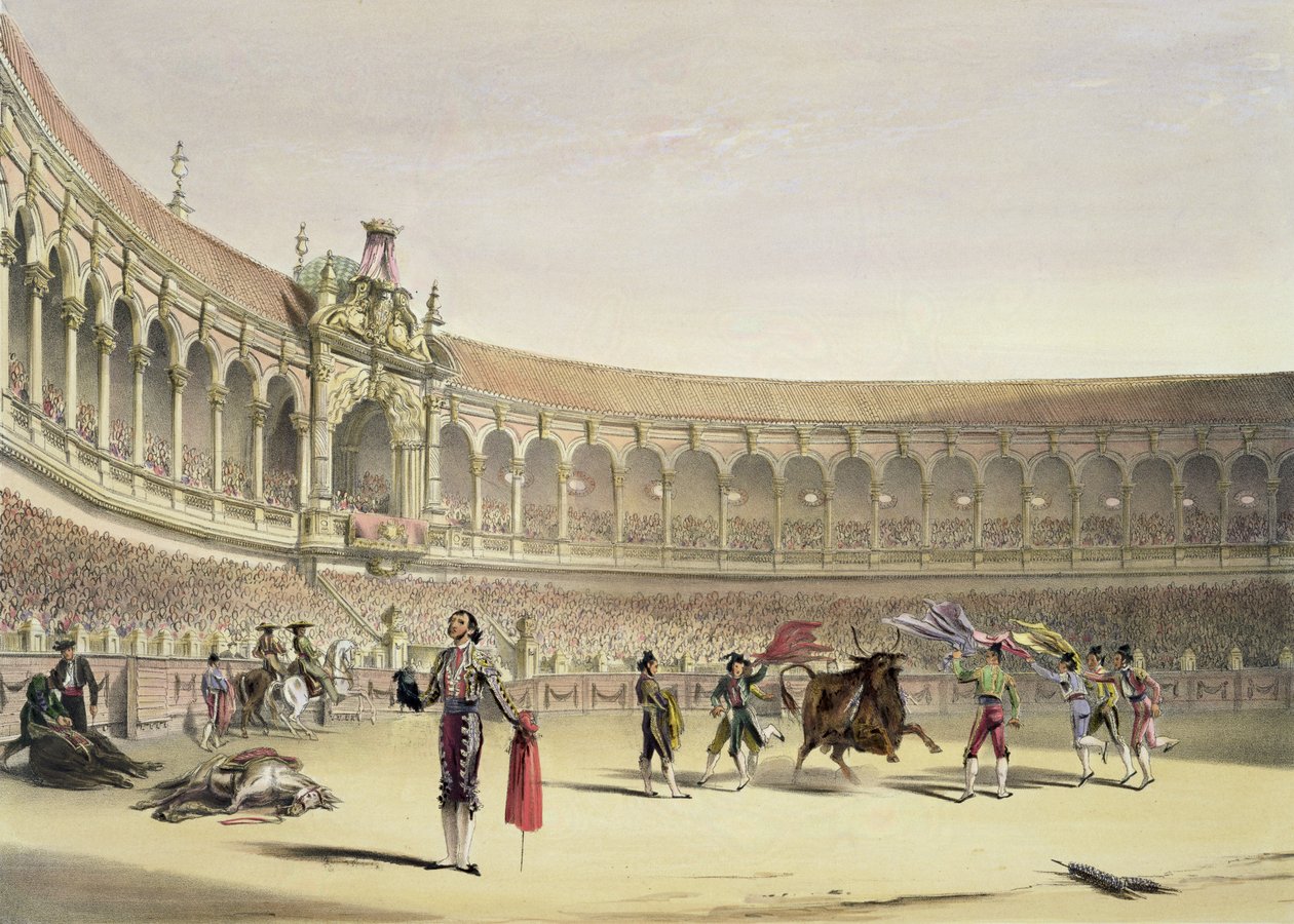 Plaza of Sevilla, 1865 av William Henry Lake Price