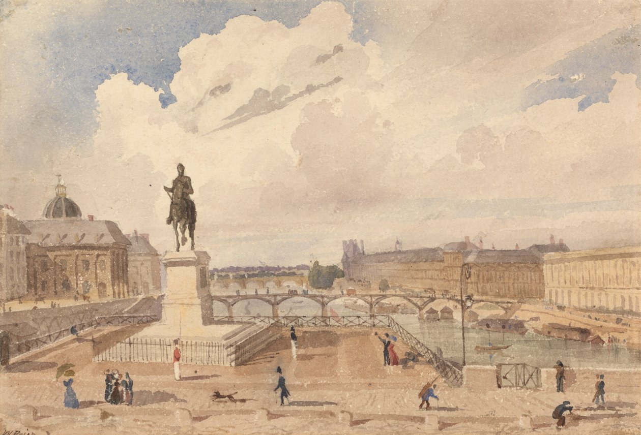 Utsikt fra Pont Neuf av William Henry Lake Price