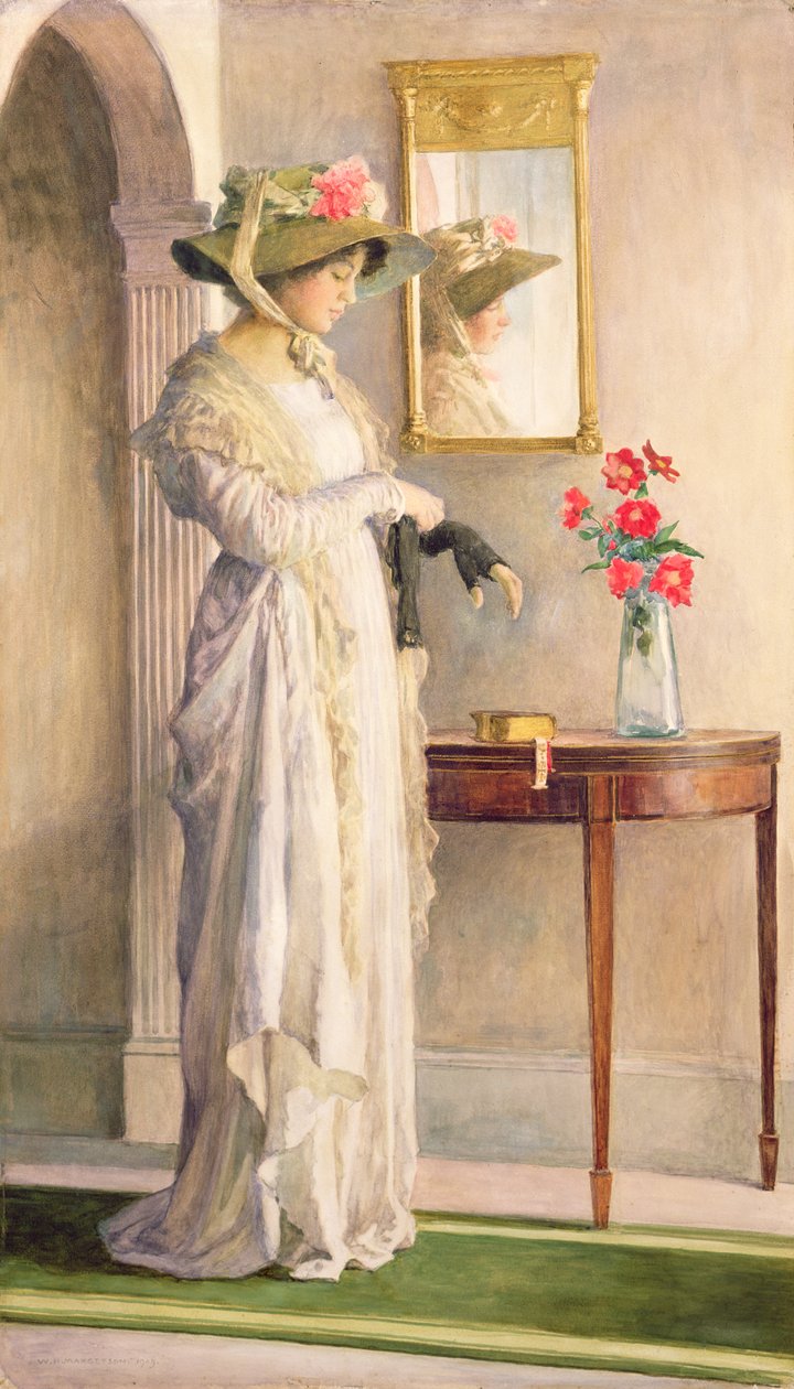 Et øyeblikks refleksjon, 1909 av William Henry Margetson
