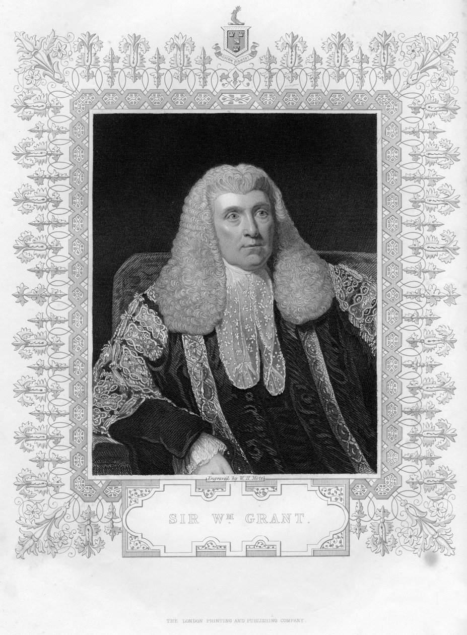 Sir William Grant 1752-1832, skotsk advokat og politiker, 1800-tallet. av William Henry Mote