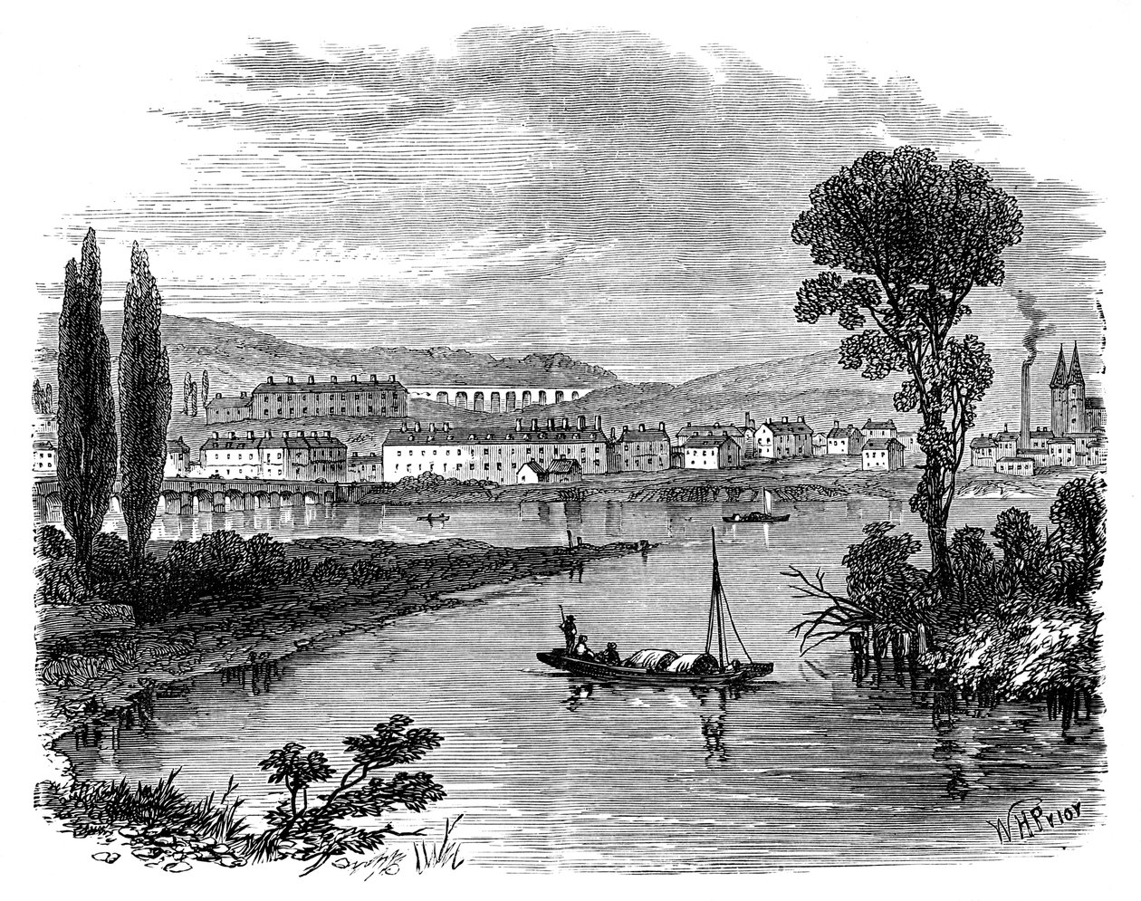 Sedan, 1800-tallet. av William Henry Prior