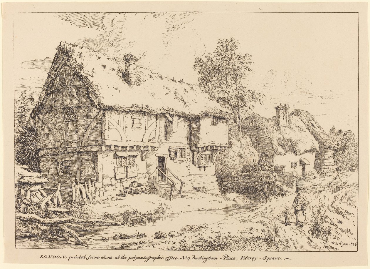 Gamle hytter av William Henry Pyne