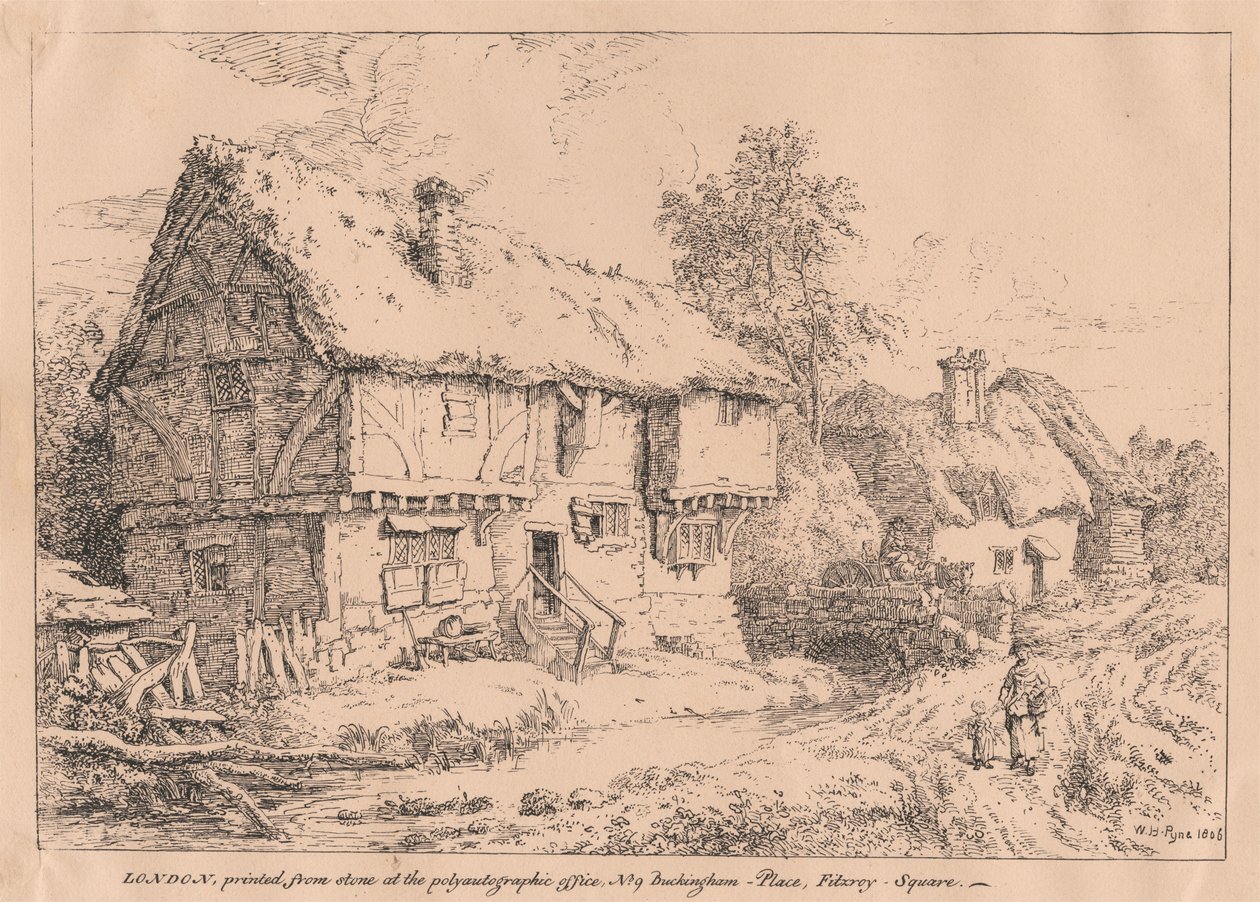 Gamle hytter av William Henry Pyne