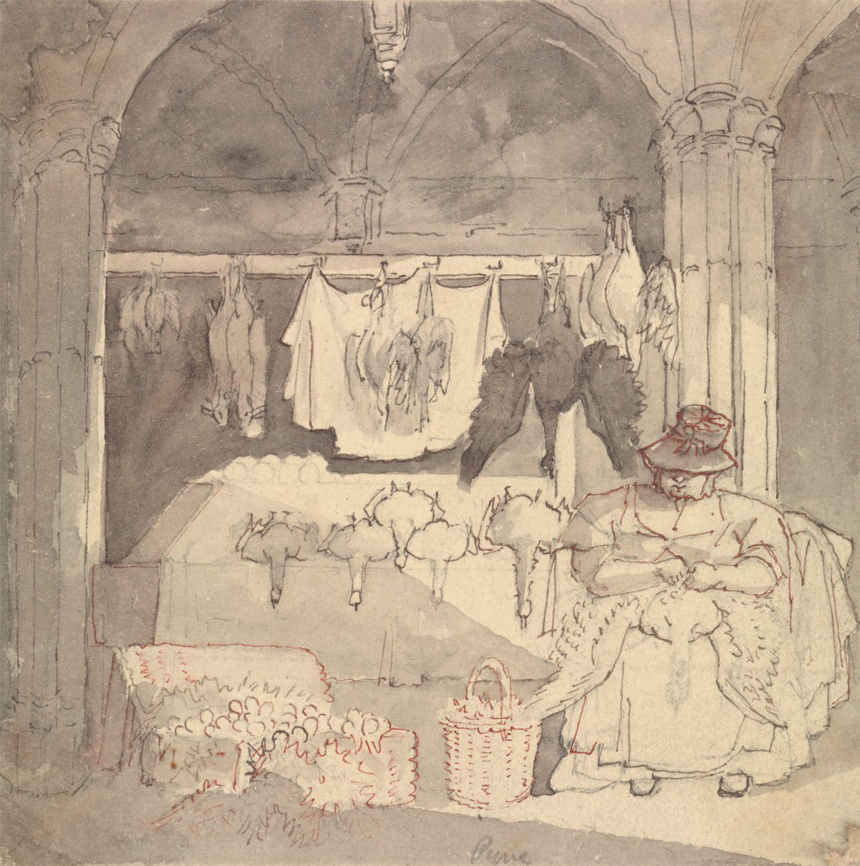 Poulter's Shop av William Henry Pyne