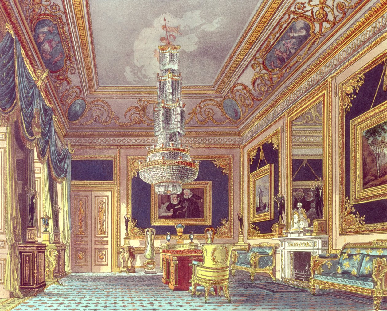 The Blue Velvet Room, Carlton House fra Pynes 