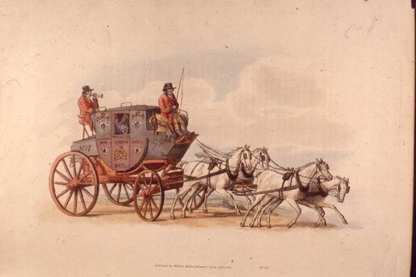 London til Worcester Royal Mail Coach fra 