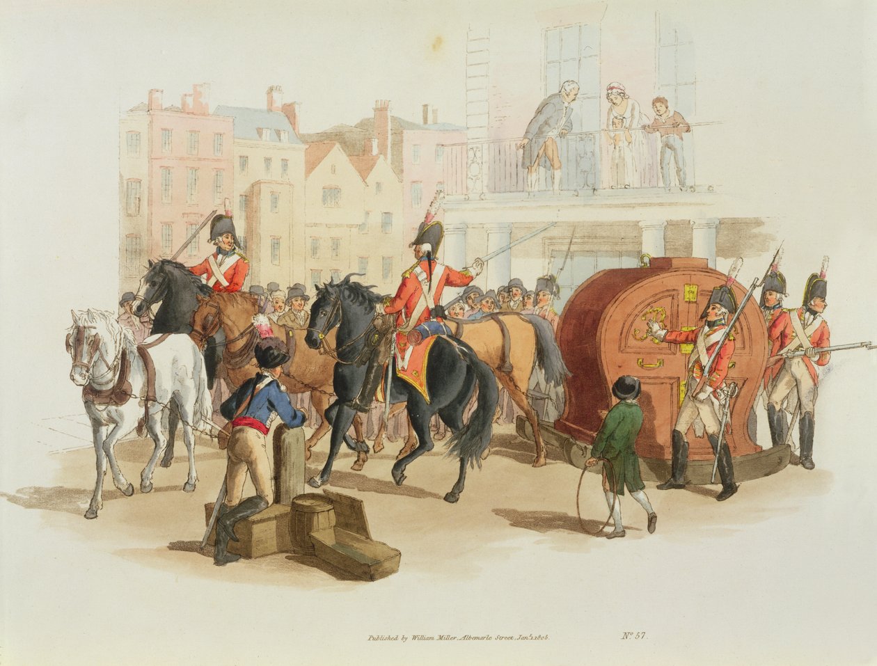 Lotterihjulet, gravert av kunstneren, 1805 (akvatint) av William Henry Pyne