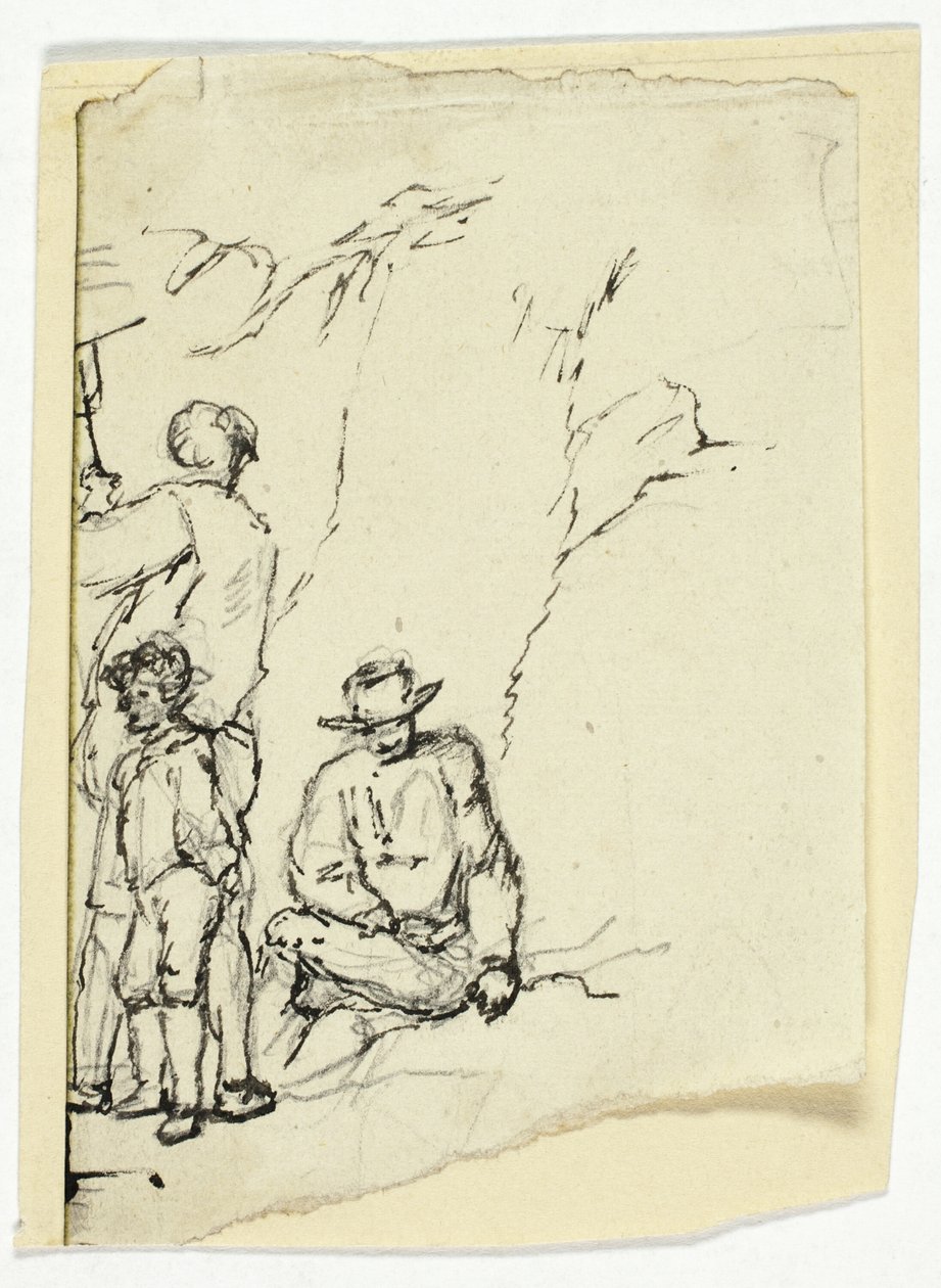 To menn med gutt av William Henry Pyne