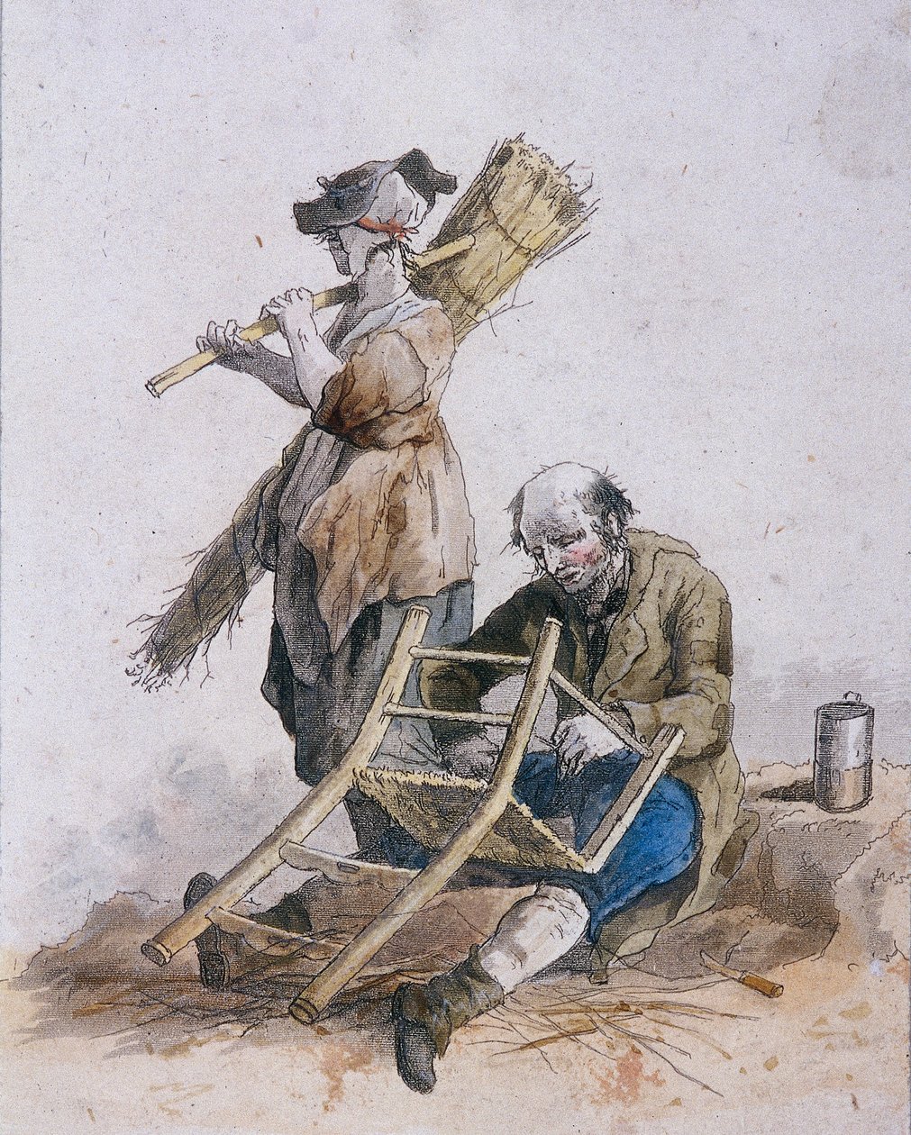 To stolmenders, Provincial Characters, 1804 av William Henry Pyne