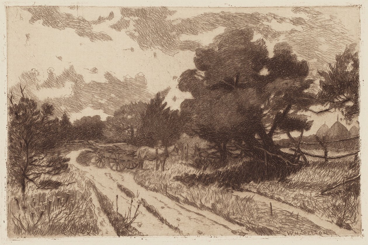 En Long Island Road av William Henry Shelton