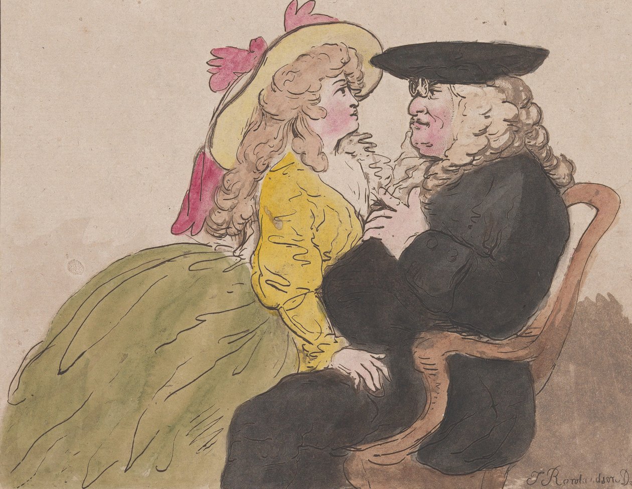 Lady on a Lawyer's Knee – Romance, 8. februar 1787. av William Henry Wood