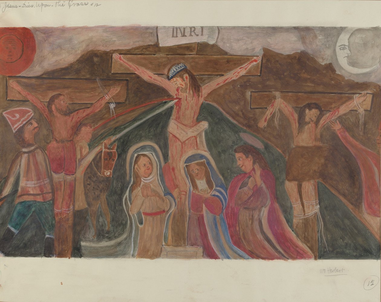 Station of the Cross nr. 12: Jesus Dies On the Cross, ca. 1936. av William Herbert