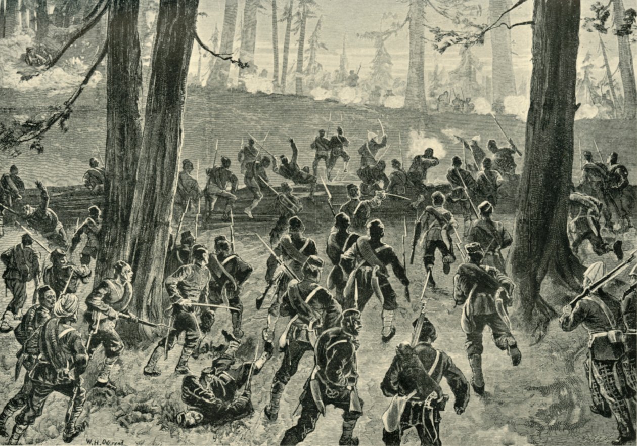 Det siste angrepet på Spingawi Khotal, 1901. av William Heysham Overend