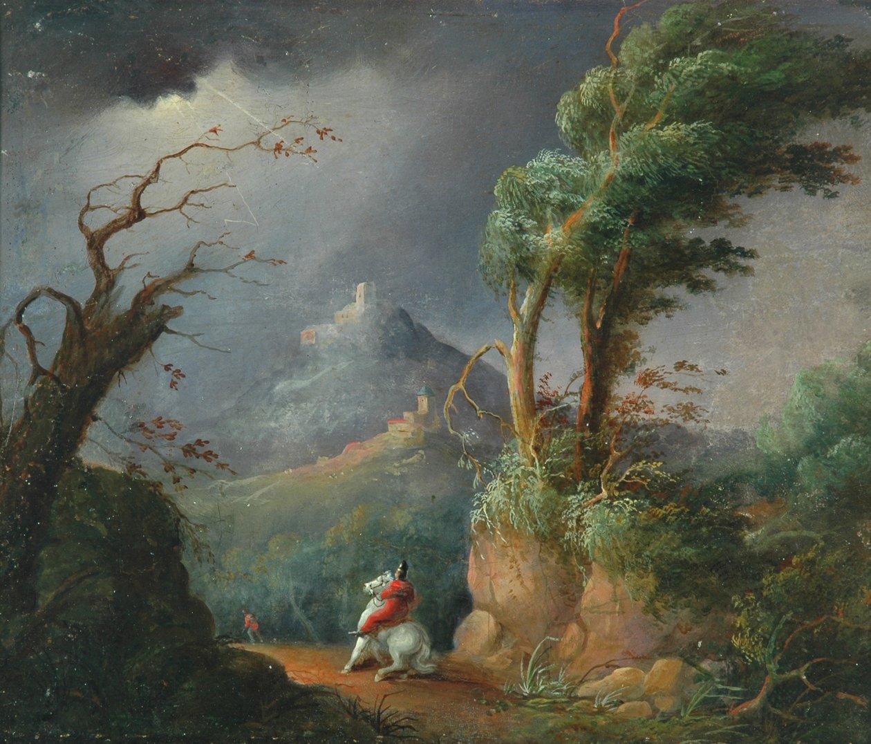 A Thunderstorm (oljemaleri ombord) av William Hilton