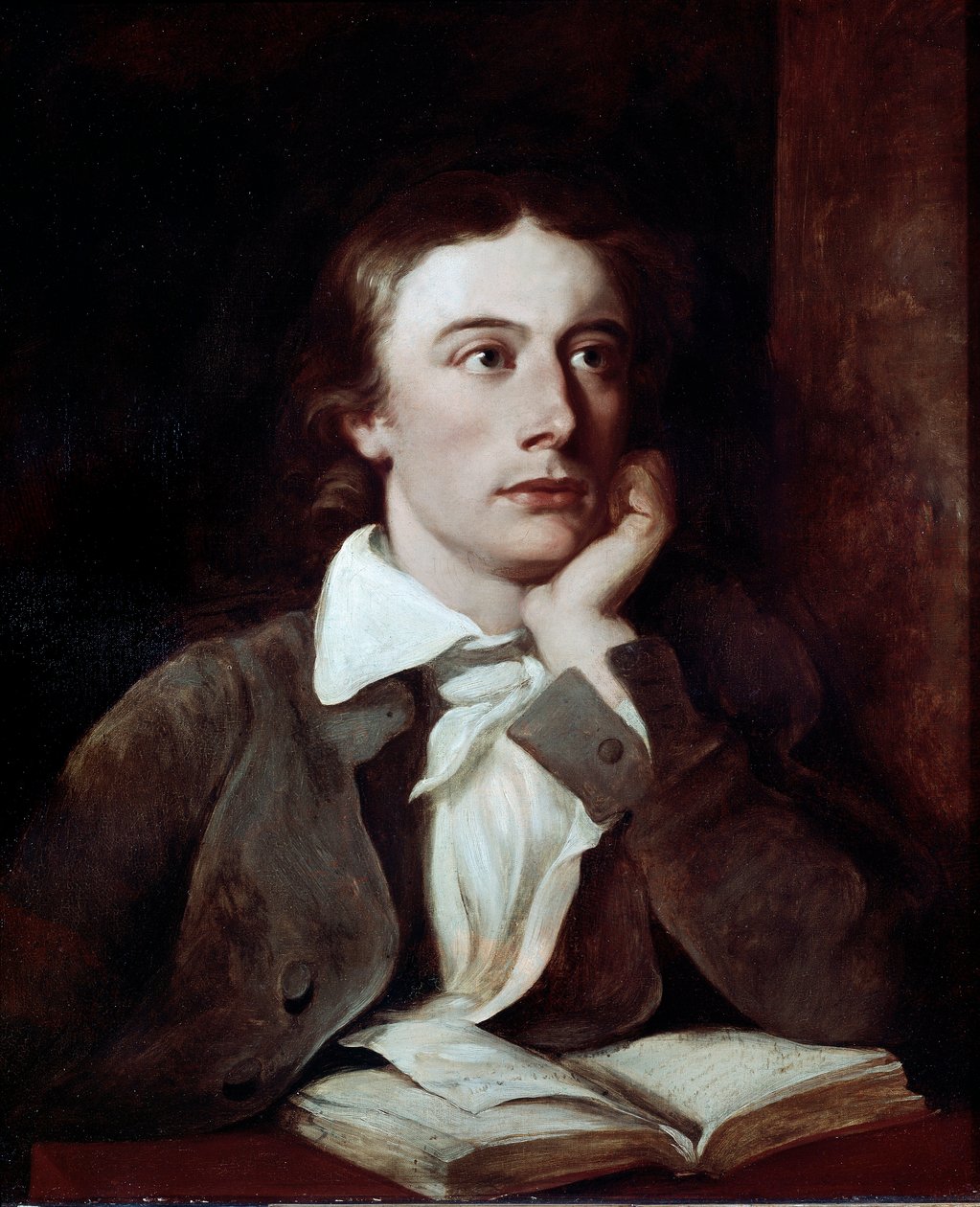 Portrett av den britiske poeten John Keats (maleri) av William Hilton