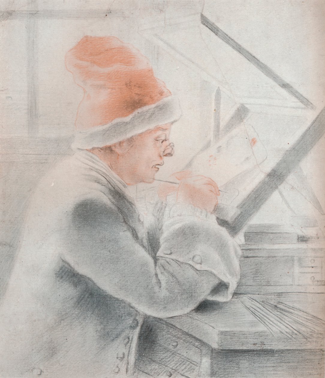 Christian Frederick Zincke, 1752 av William Hoare