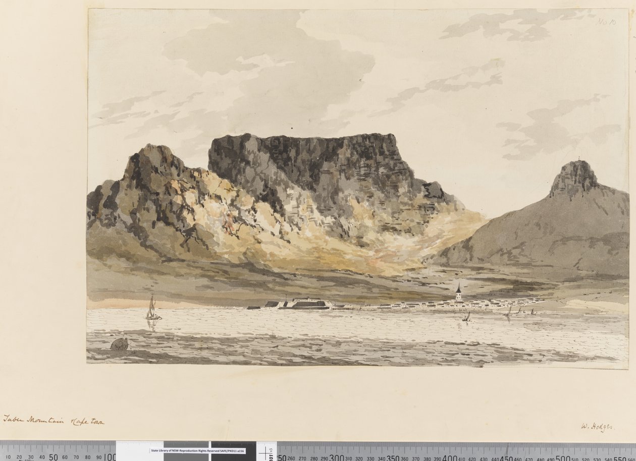Side 10 Table Mountain, Cape town av William Hodges