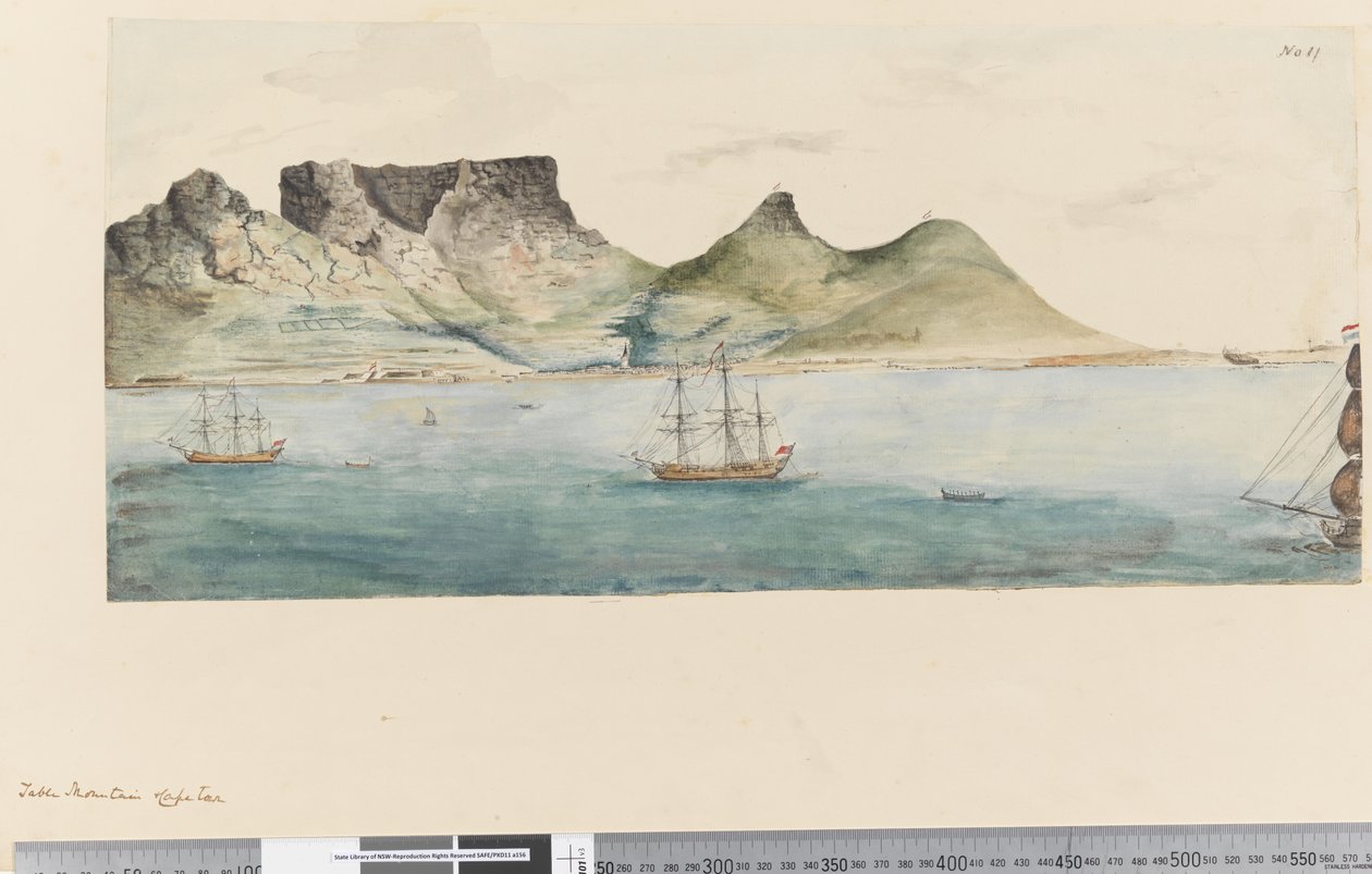 Side 11 Table Mountain, Cape Town av William Hodges