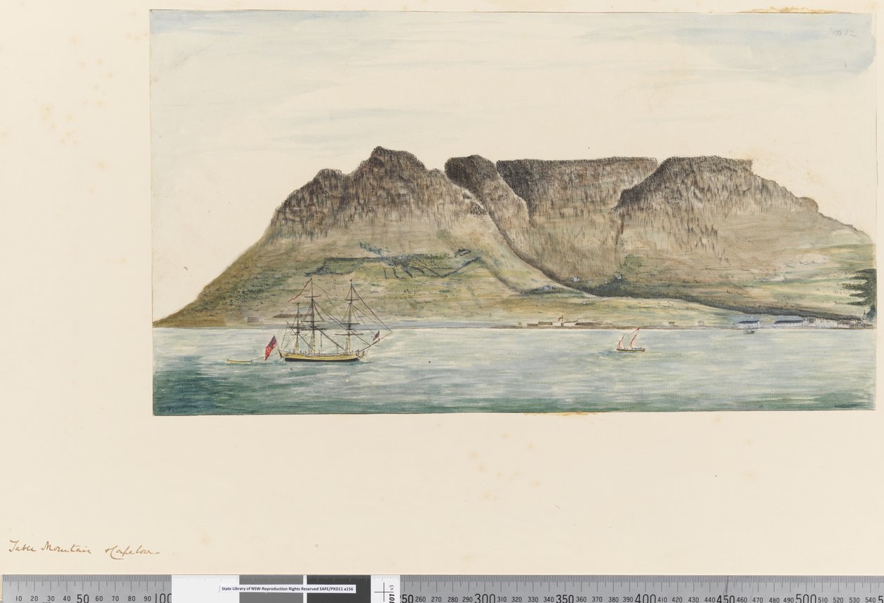 Side 12 Table Mountain, Cape Town av William Hodges
