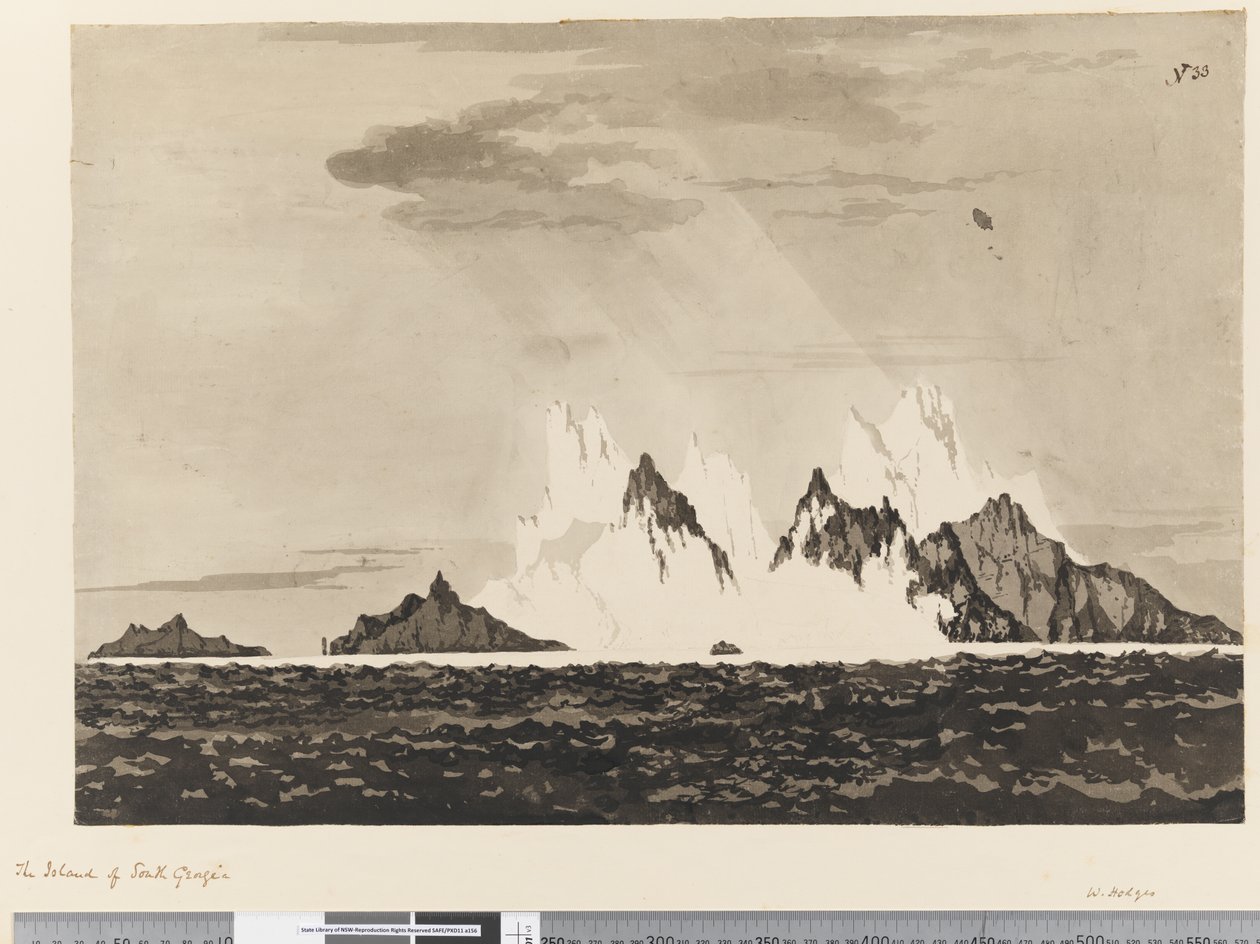 Side 33 Øya Sør-Georgia av William Hodges