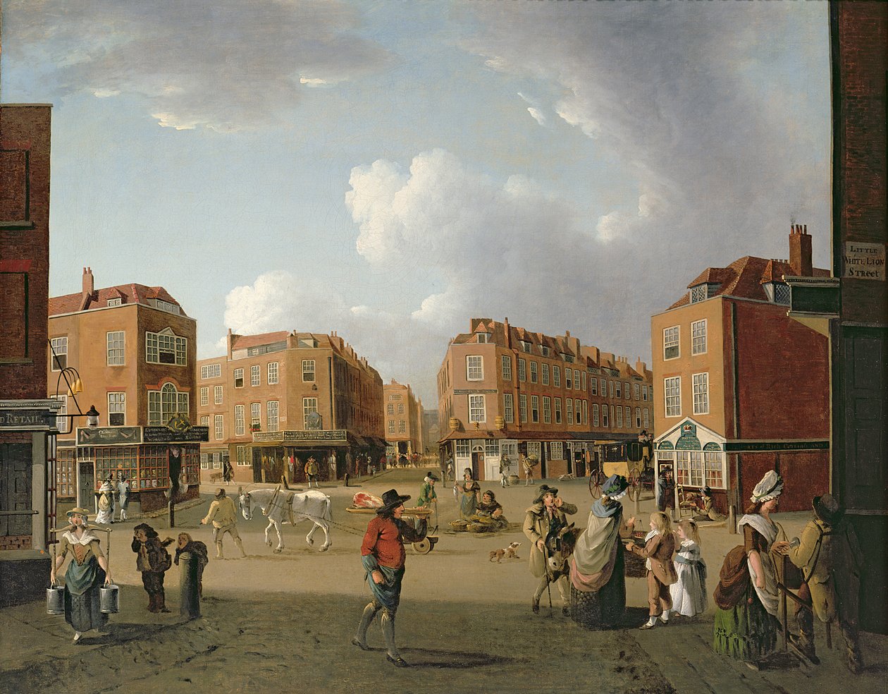 Seven Dials, Covent Garden av William Hodges