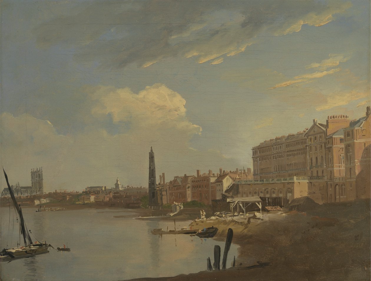 Themsen og Adelphi av William Hodges