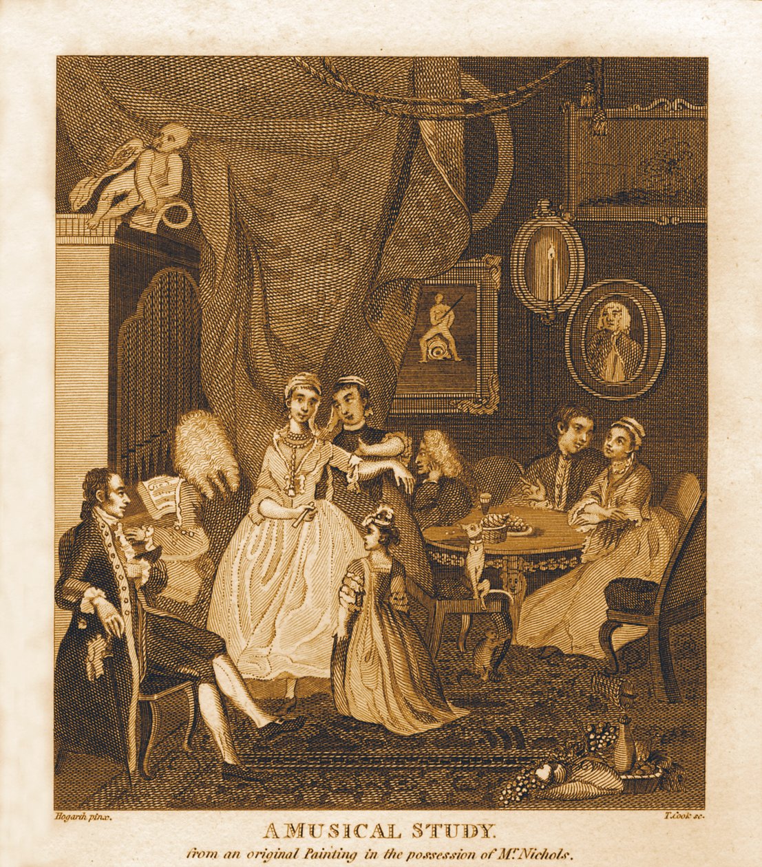 En musikalsk studie av William Hogarth av William Hogarth