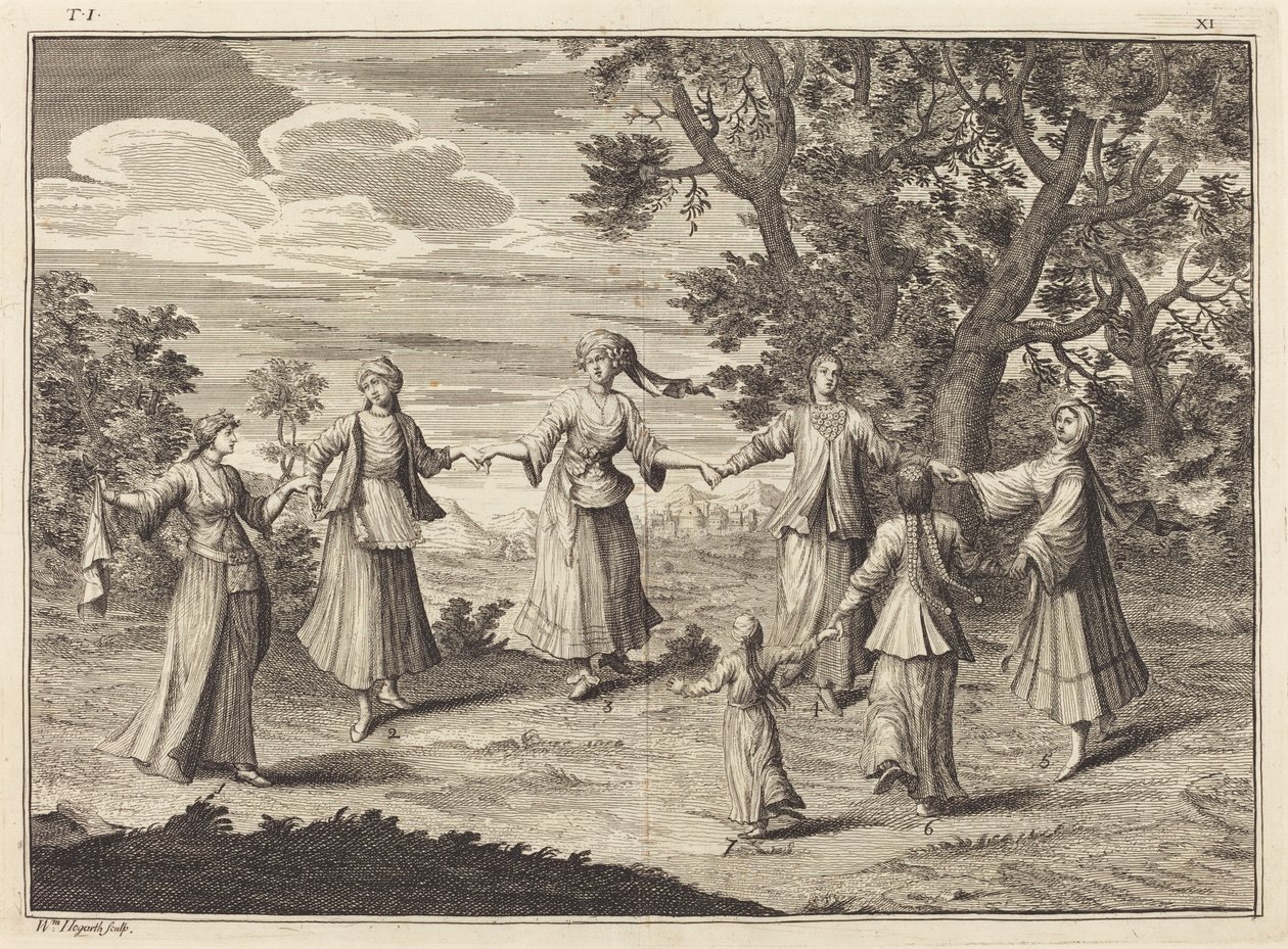 En innfødt dans av William Hogarth