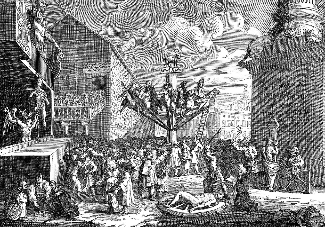 A Satire on the South Sea Company, 1721 av William Hogarth