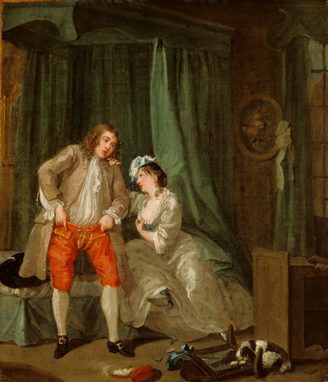 Etter, ca. 1730-31 (olje på lerret) av William Hogarth