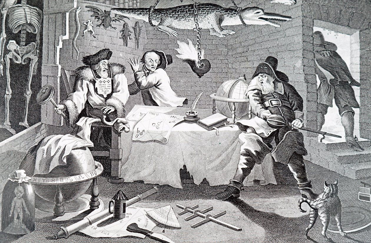 En okkult scene av William Hogarth