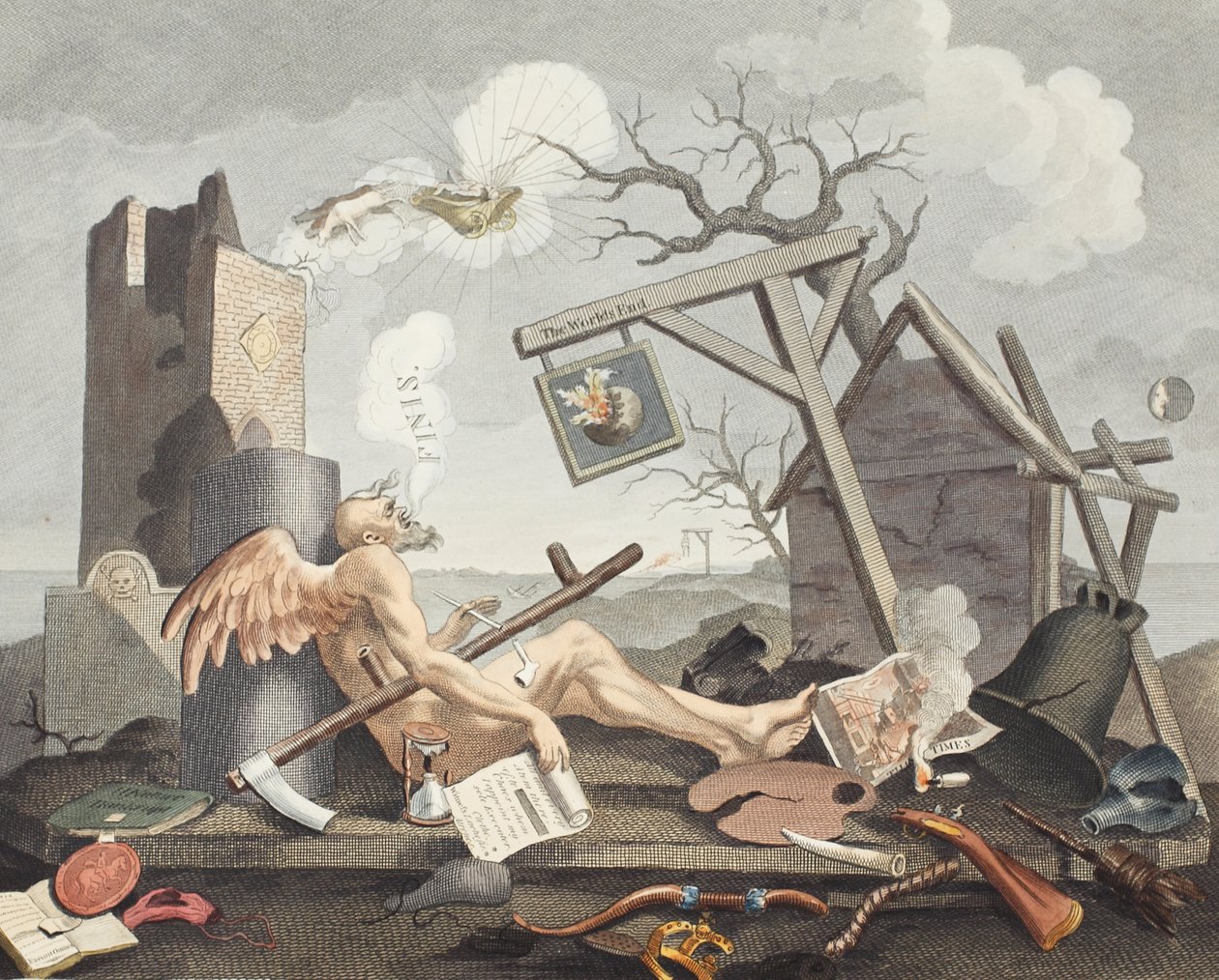 Bathos, Manner of Sinking, i Sublime Paintings inscribed to the Dealers in Dark Pictures, illustrasjon fra 